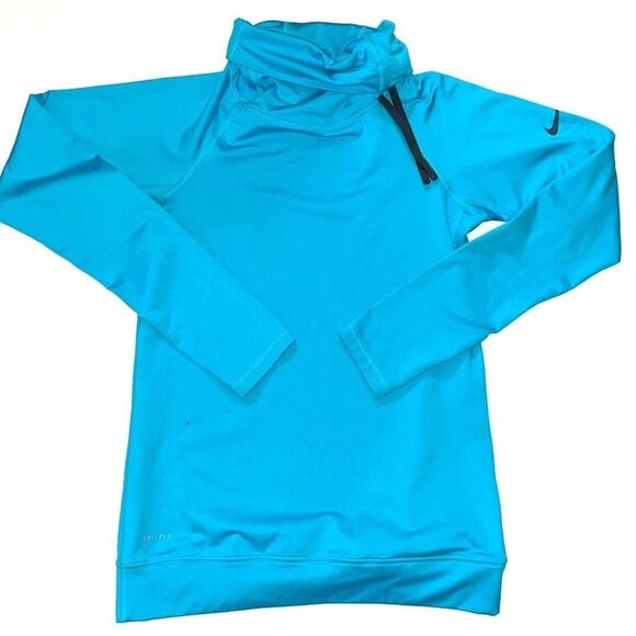 Nike Pro Dri-Fit Aqua Cowlneck Pullover Medium - Picture 1 of 4